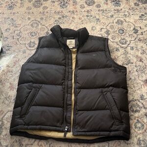 Men's Black Puffer Vest Timerbland